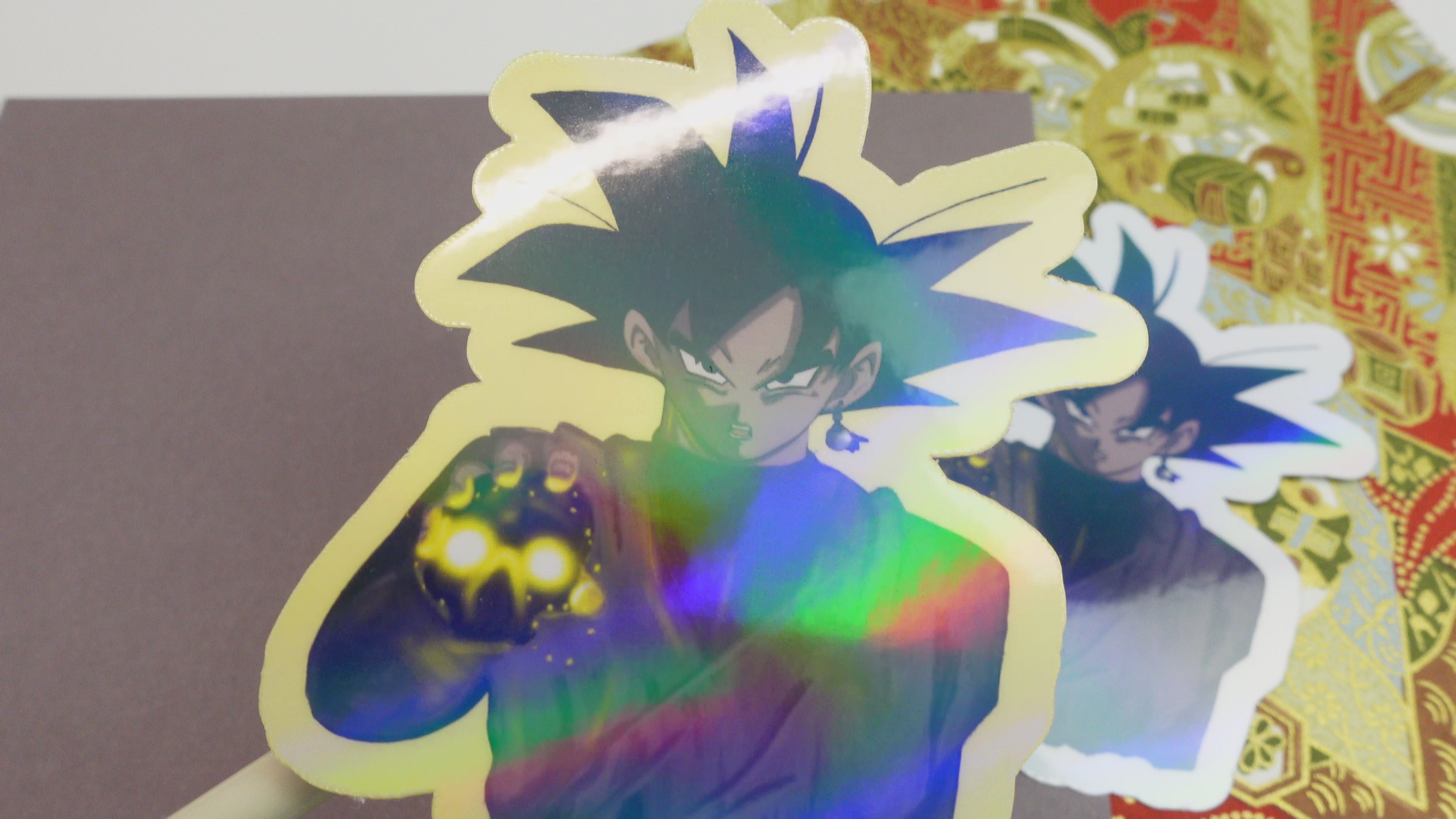 Goku black sticker - glossy sticker of digital fanart from Dragon Ball Super