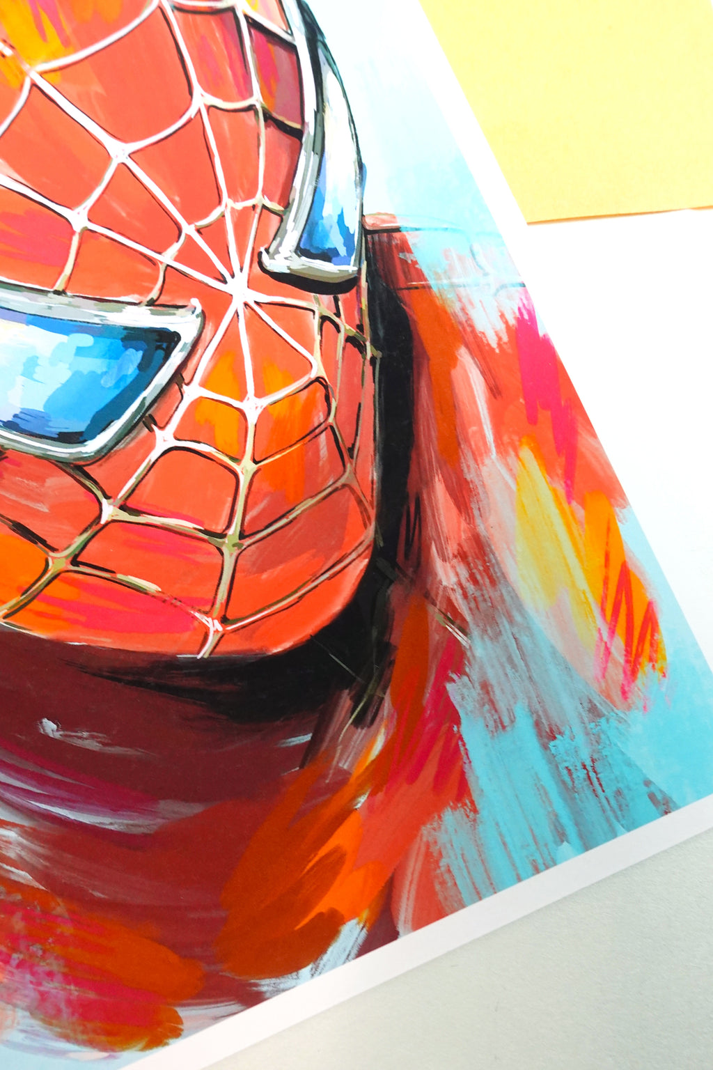 Spiderman print - A5 art print of original fanart digital painting of Marvel's Spiderman