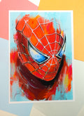 Spiderman print - A5 art print of original fanart digital painting of Marvel's Spiderman